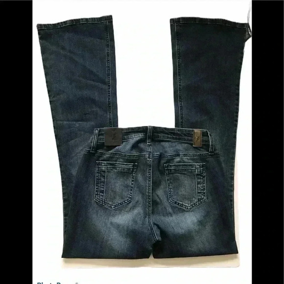 Poetic Justice Corrine High Wide Leg Flare Jeans Size 27 - Picture 4 of 7